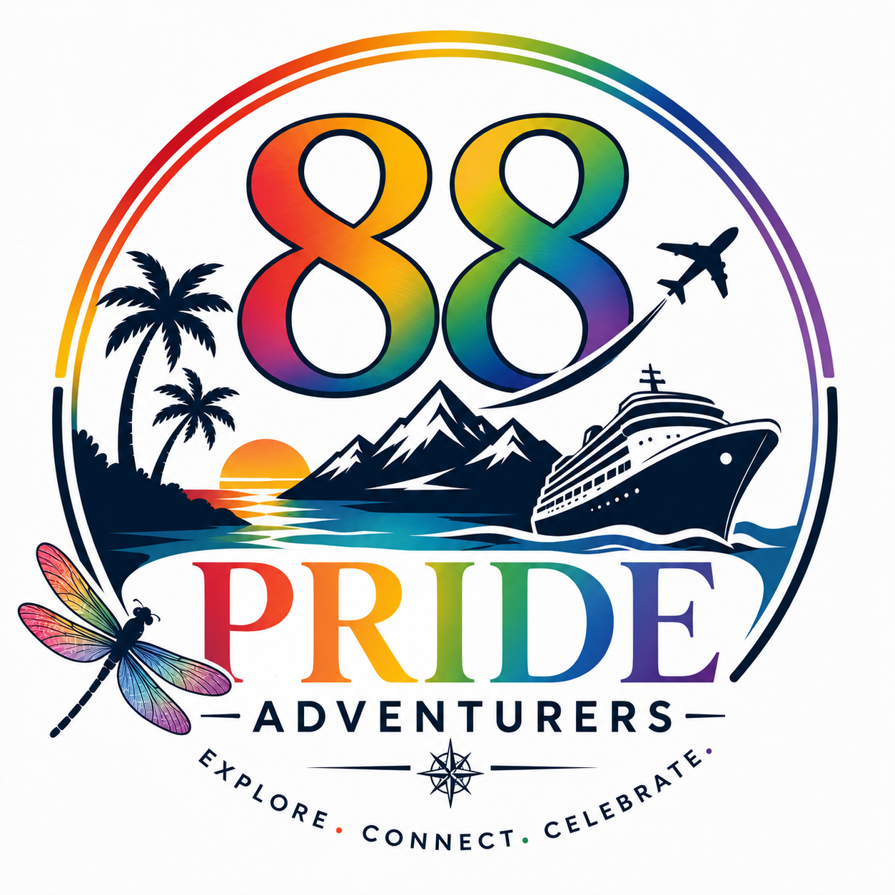88 Pride Adventures logo